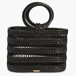 Cult Gaia Coco Mini Woven Tote